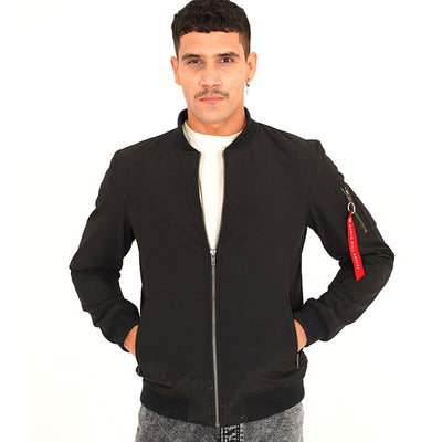 Leather Bomber Jacket