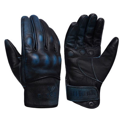 YOSHI Motorcycle Gloves, Leather Gloves, Protector Gloves, Goat Gloves, Smartphone Compatible